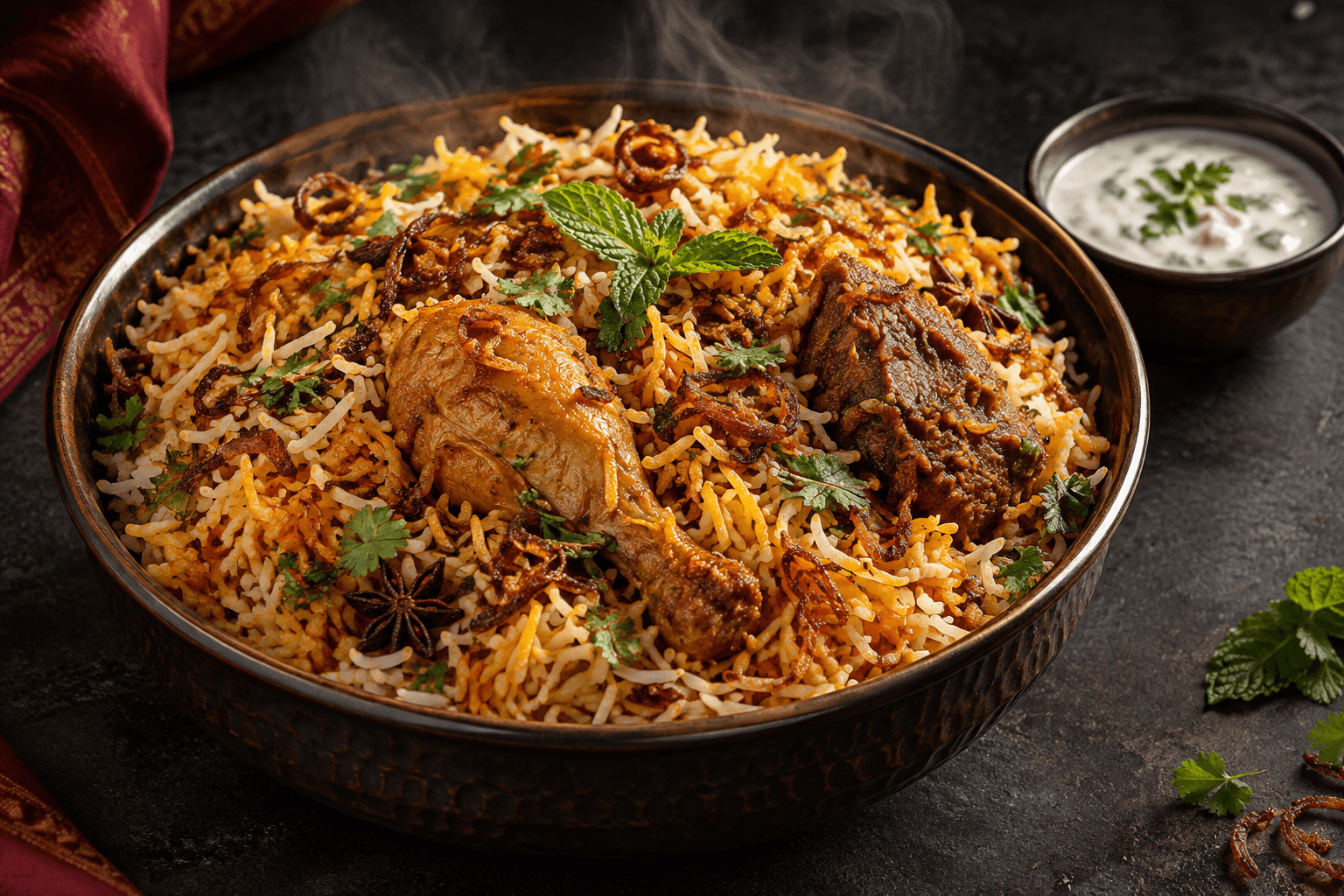 Mixed biryani from Cinnamon Xpress